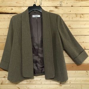 jones studio open front blazer